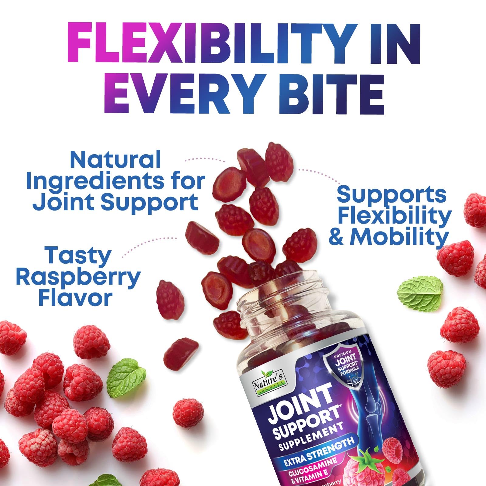 Nature's Gummies Joint Support produced in a cGMP-certified facility