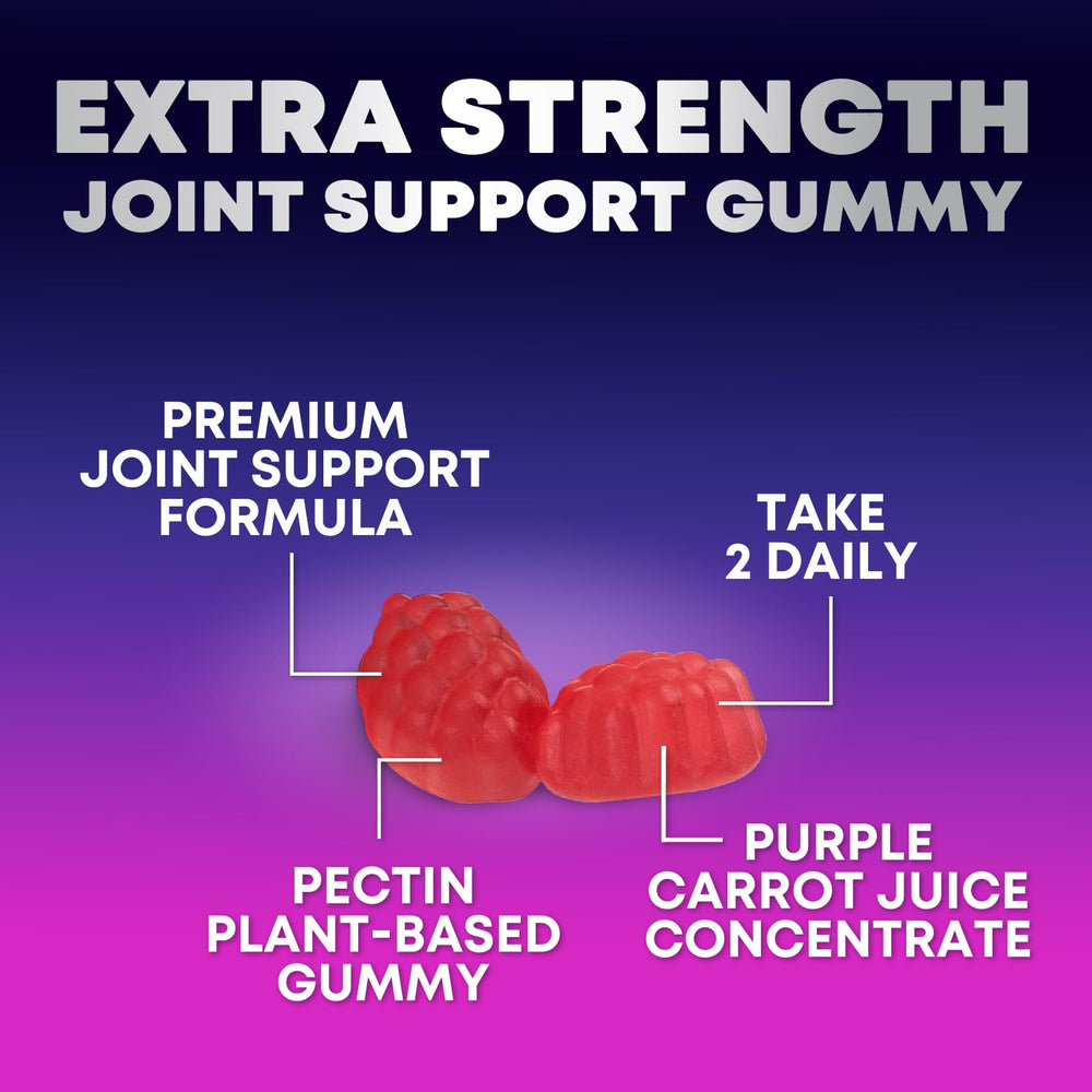 Nature's Gummies glucosamine label emphasizes quality and Vitamin E