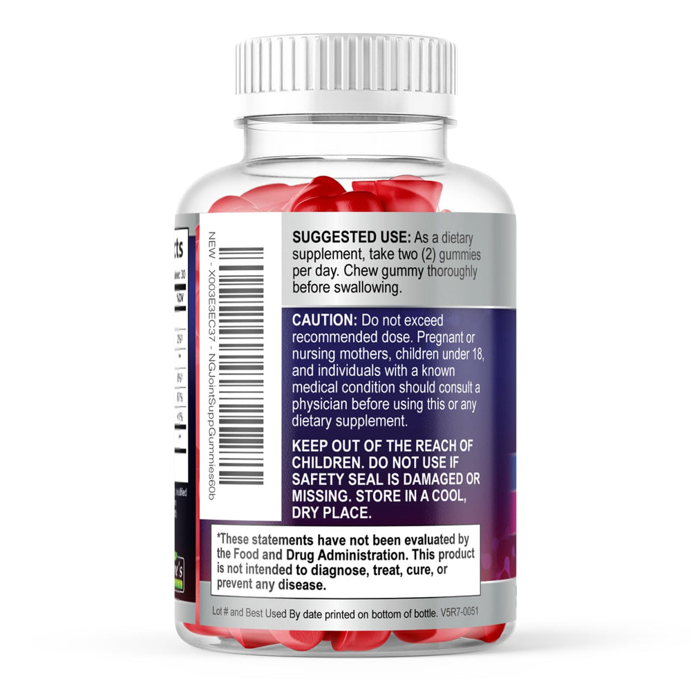 Hands opening Nature's Gummies Joint Support bottle before a workout.