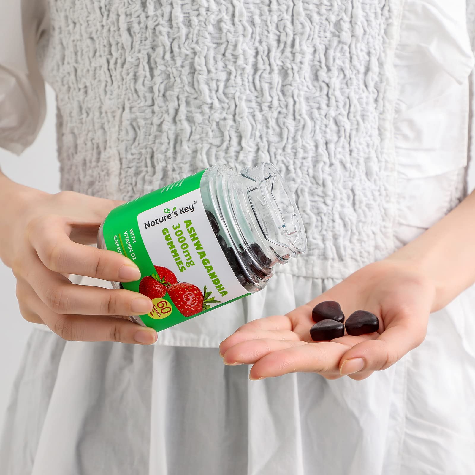 Morning routine with Nature's Key Ashwagandha Gummies for a calm start