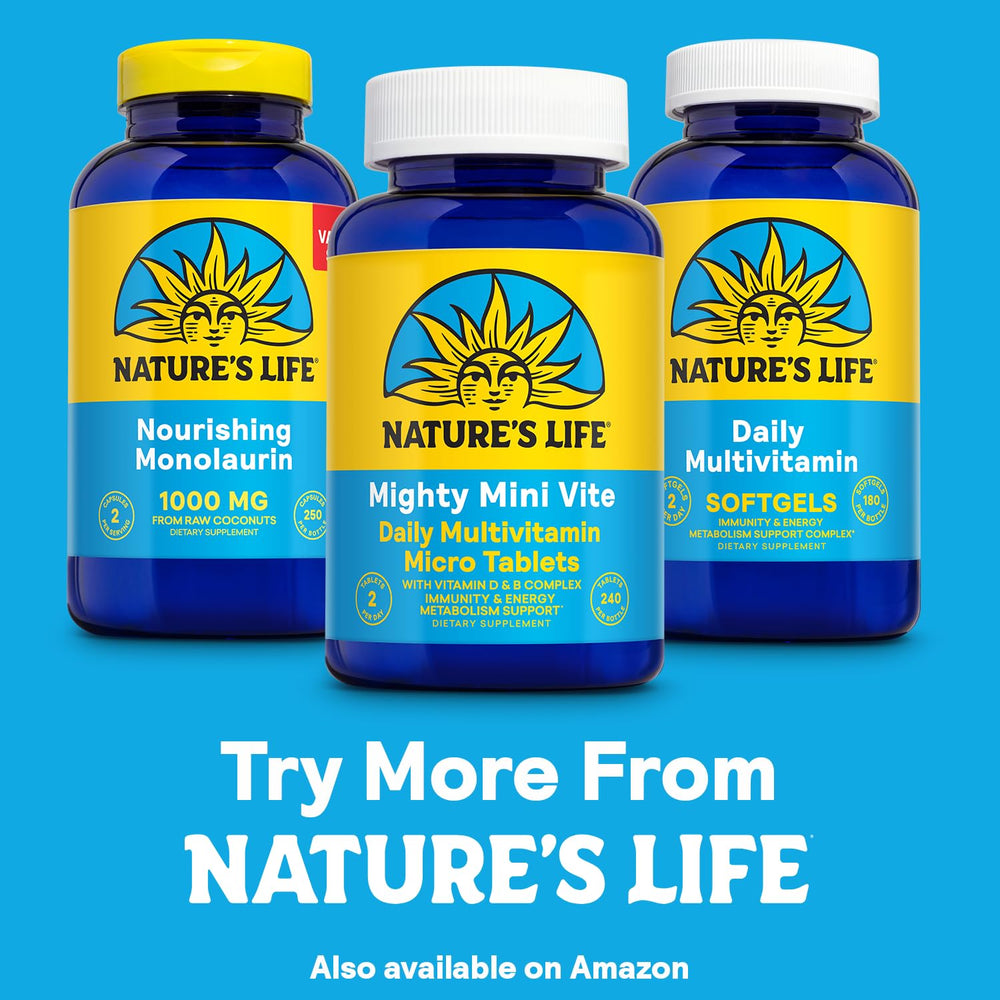 Sustainable packaging reflects Nature's Life 1% for the Planet commitment