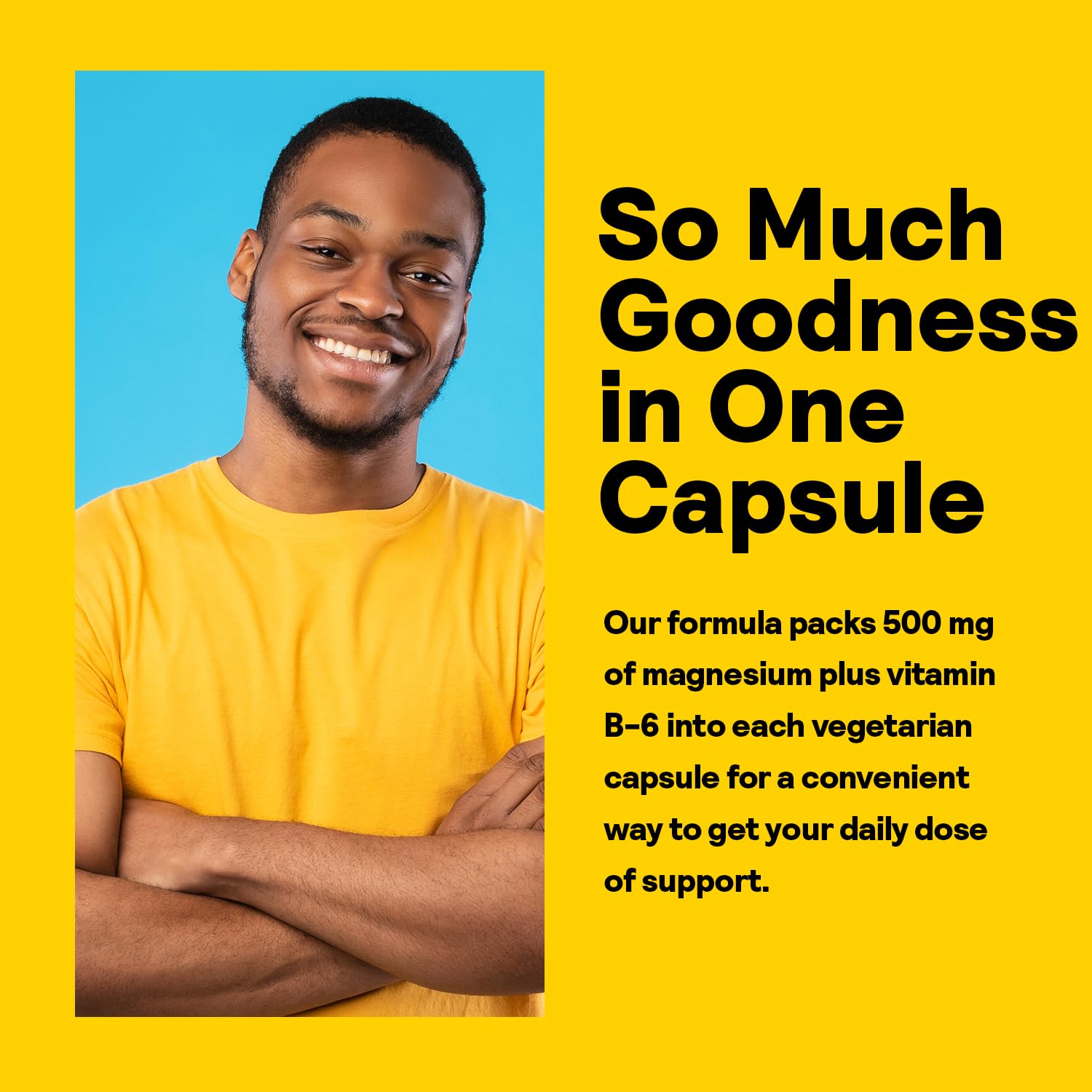 Nature's Life Renewing Magnesium 500 mg GMP label indicating strict quality standards