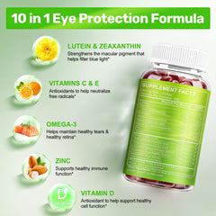 Nature's live softgel capsules designed for easy daily eye support.