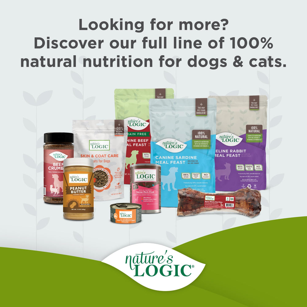 Nature's Logic Beef Meal Feast 25lb bag ready for all breeds.