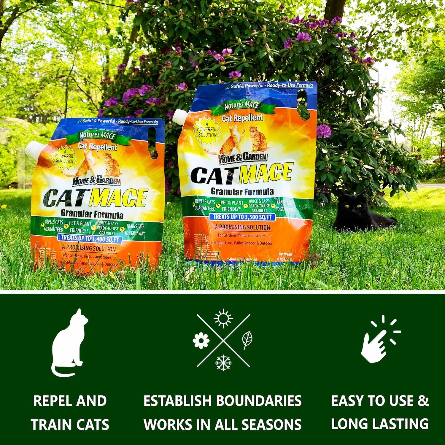Nature's MACE Cat Mace being spread evenly for easy application
