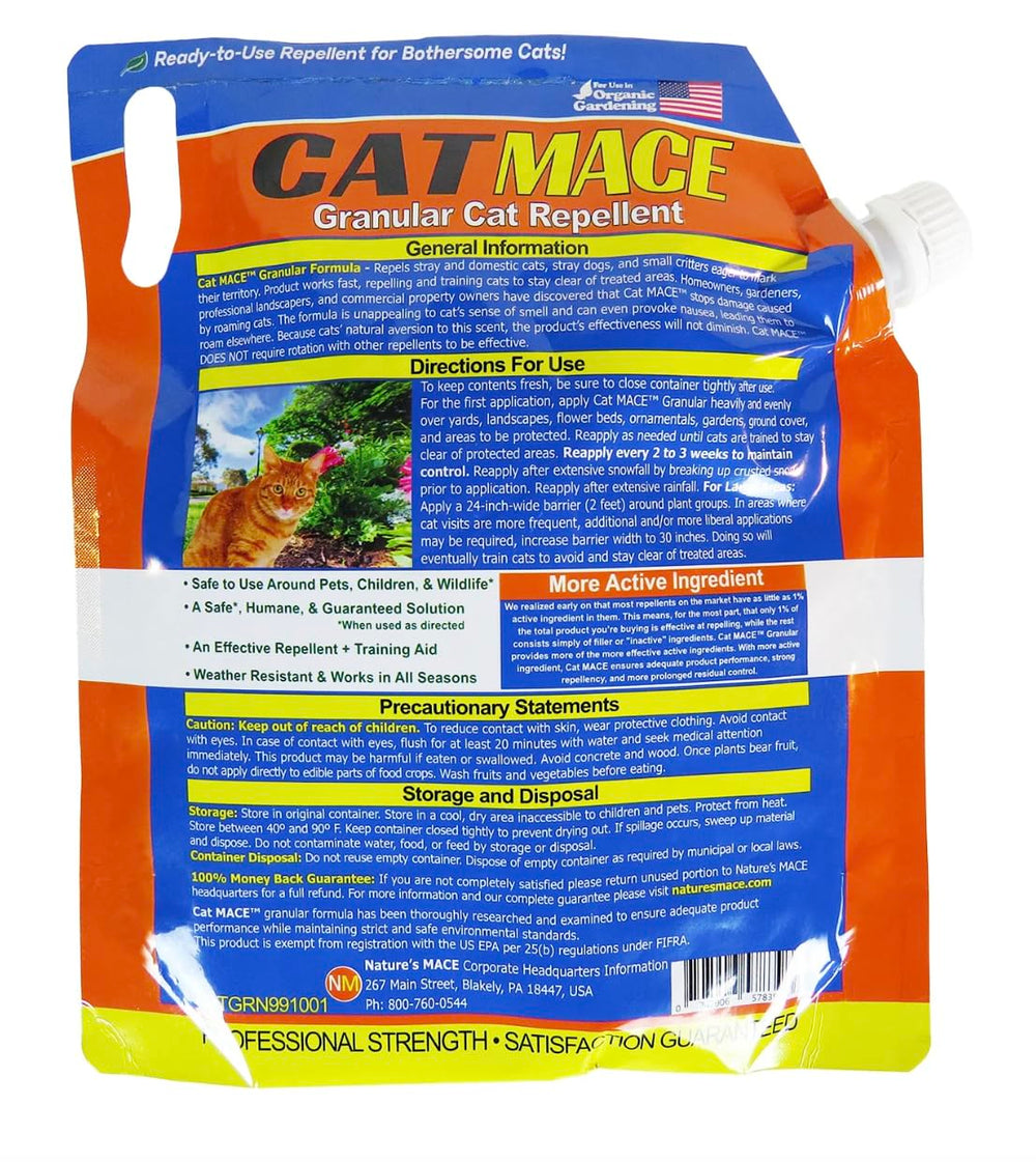 Nature's MACE Cat Mace safe indoors near plants