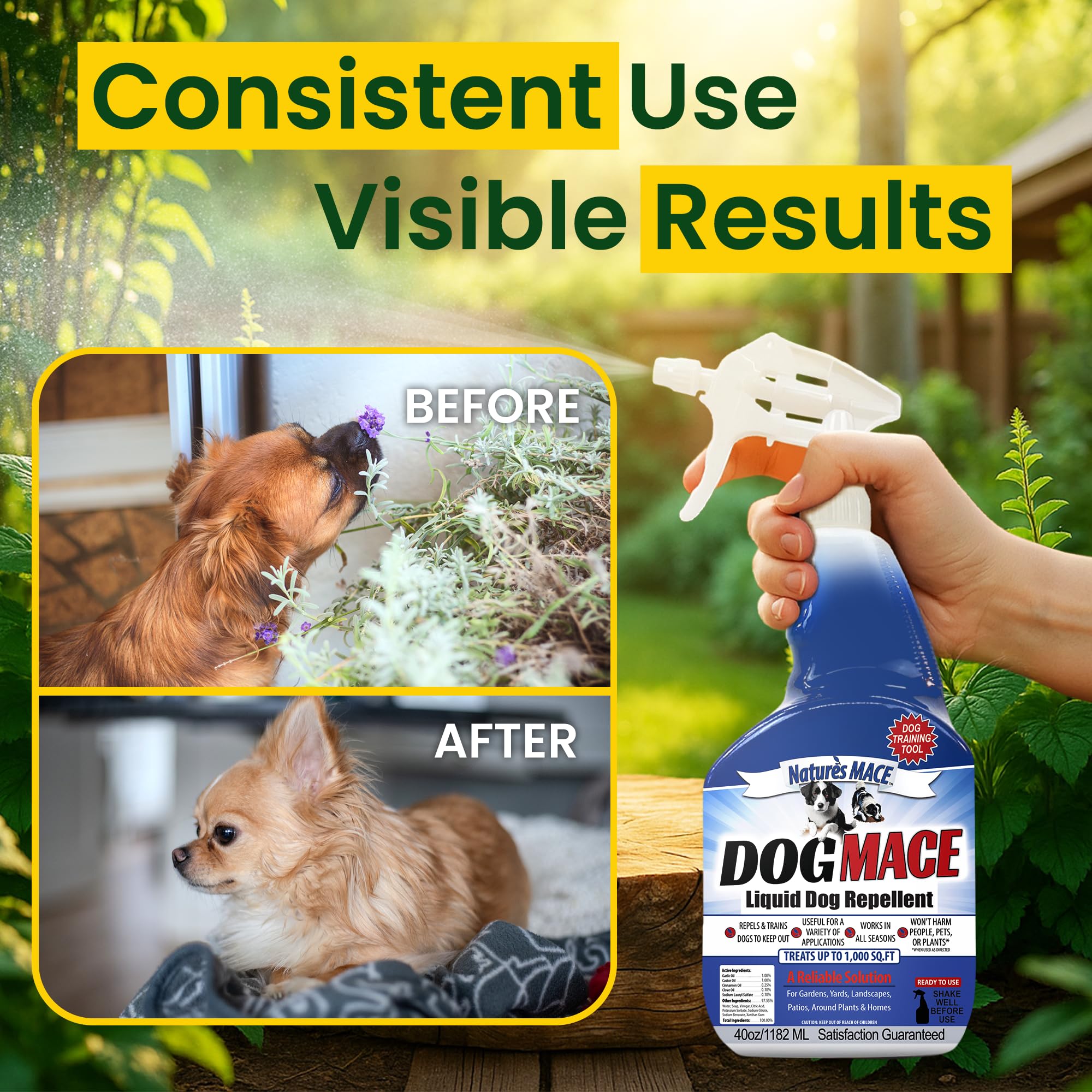 Nature's MACE made-in-usa bottle signals quality and safety.