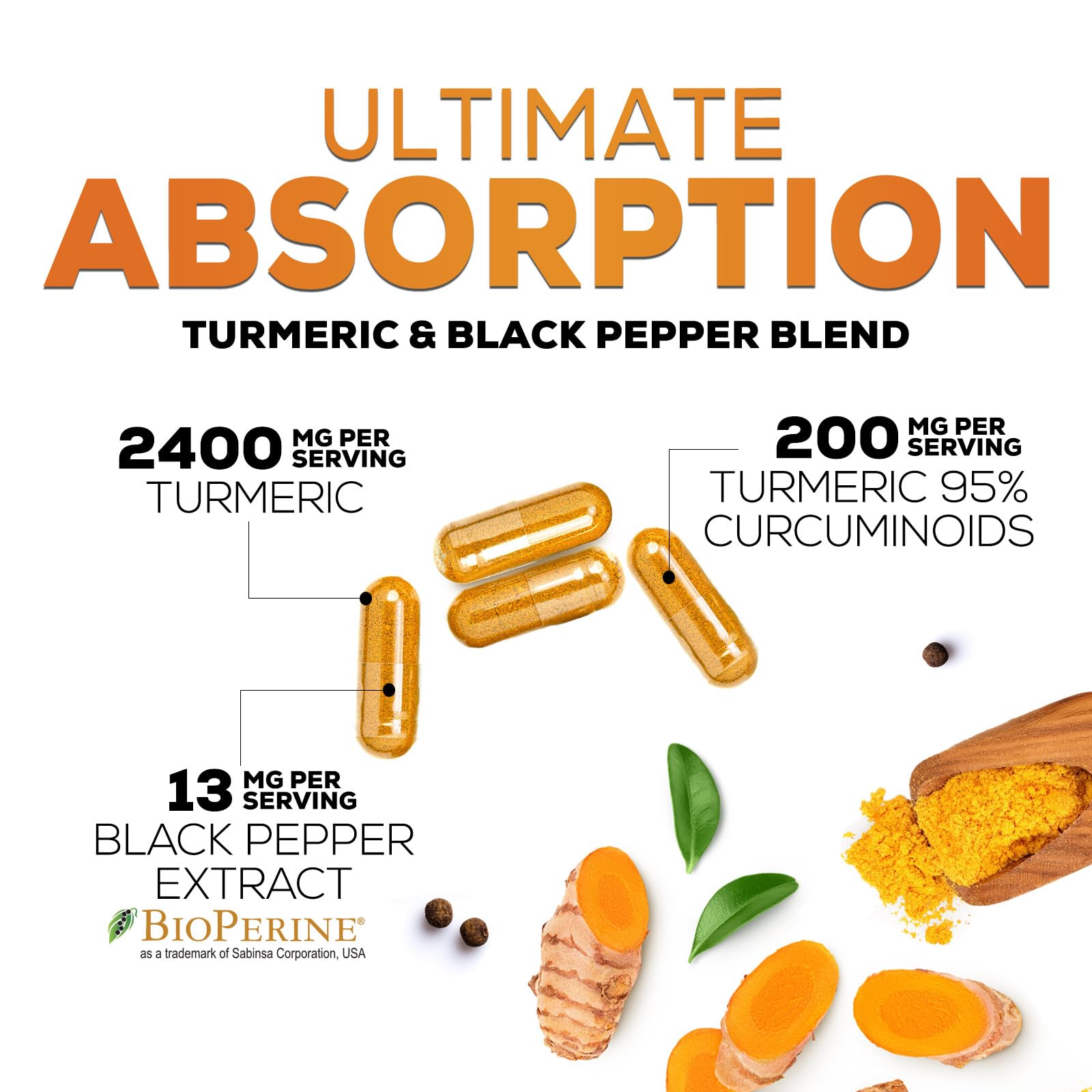 Nature's Nutrition 2400 mg per serving text on container