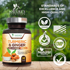 Bioperine black pepper extract improves absorption in Nature's Nutrition formula.