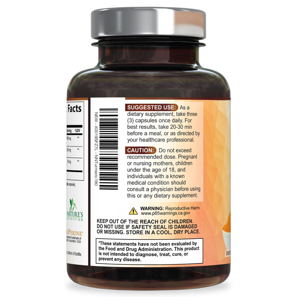 Nature's Nutrition bottled in USA label emphasizes local production