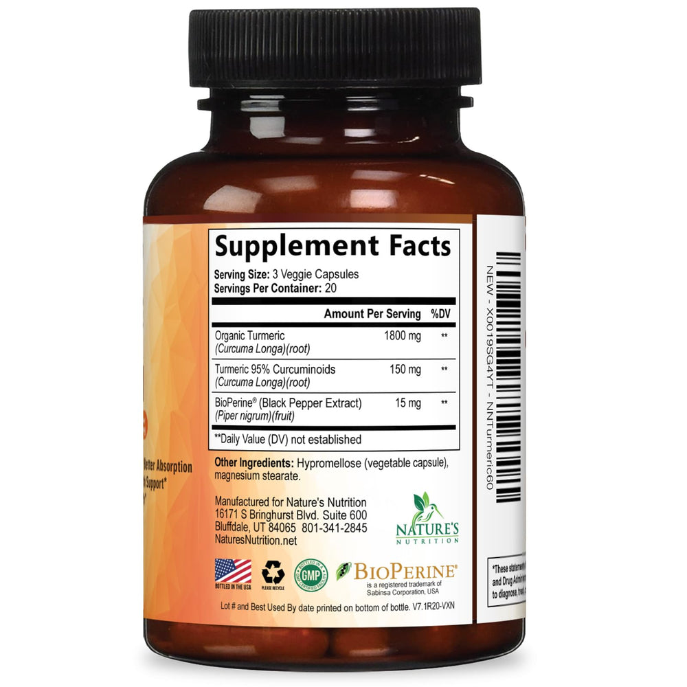 Nature's Nutrition daily-health routine montage suggests simple supplementation.