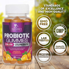 Nature's Nutrition daily-use gummies ready for on-the-go routine.