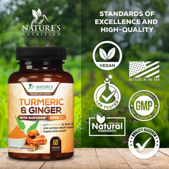 Nature's Nutrition ginger roots highlighting natural flavor and warmth