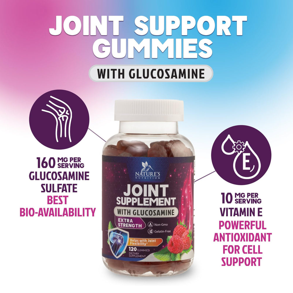 Nature's Nutrition Joint Support Gummies serving idea for daily intake