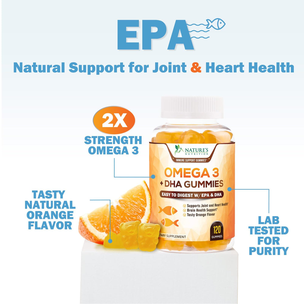 Daily use of Nature's Nutrition Omega-3 Gummies for routine omega-3 intake