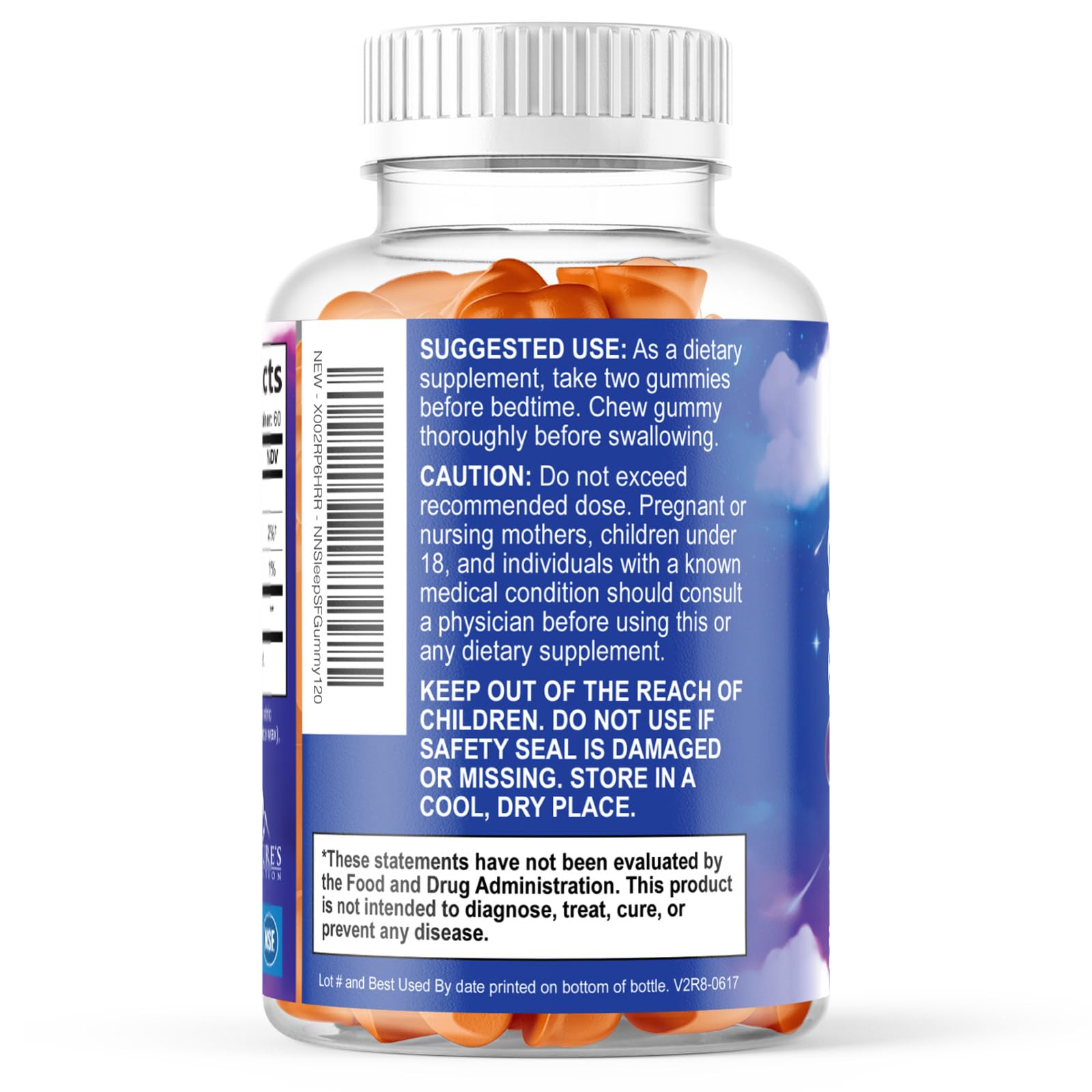 Nature's Nutrition Third-party tested badge signals quality and safety checks.