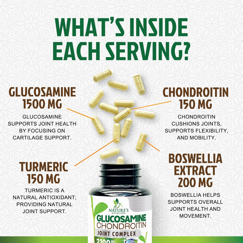 Turmeric and Boswellia blend from Nature's Nutrition for enhanced joint comfort.