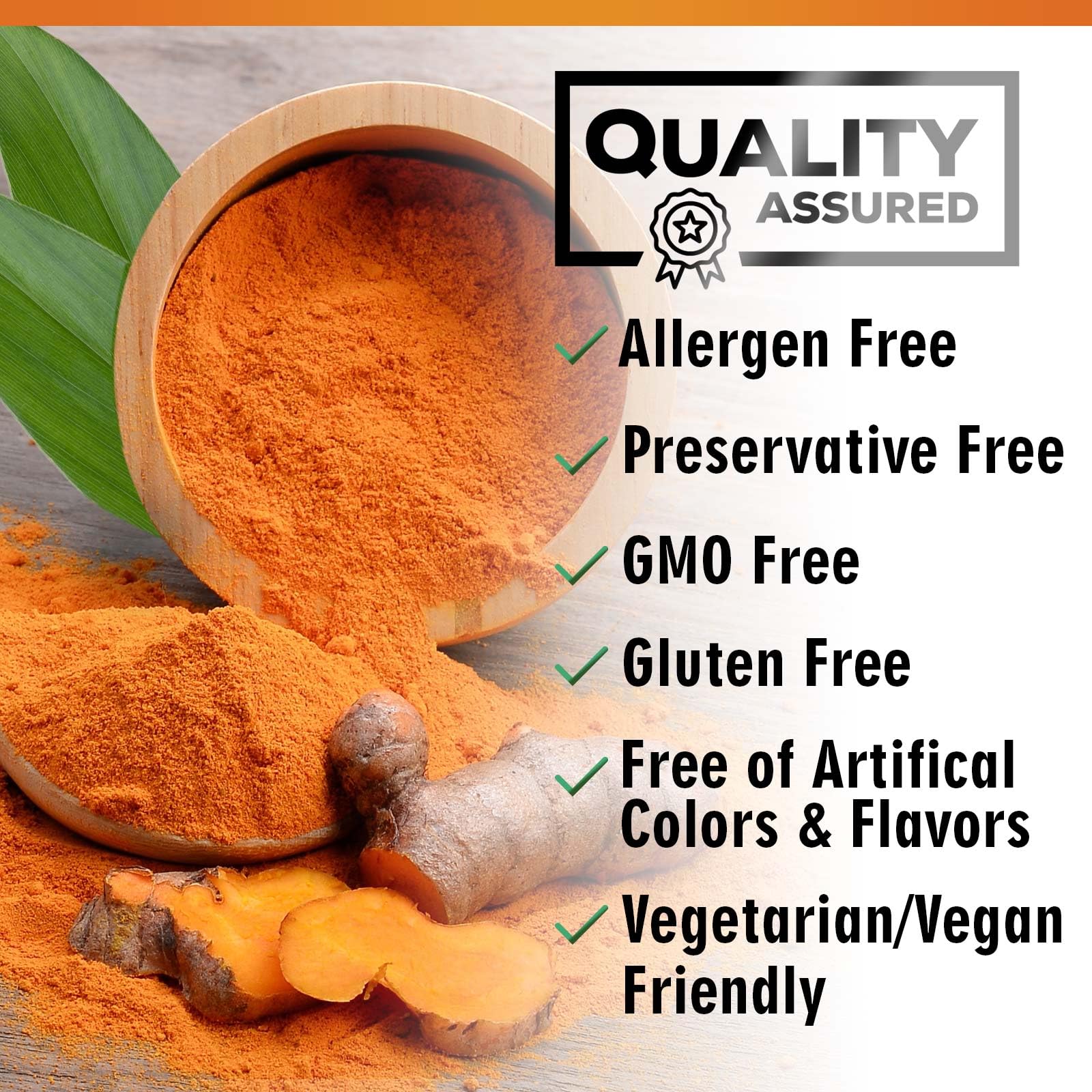 Nature's Nutrition vegan non-GMO certification icons on the bottle.