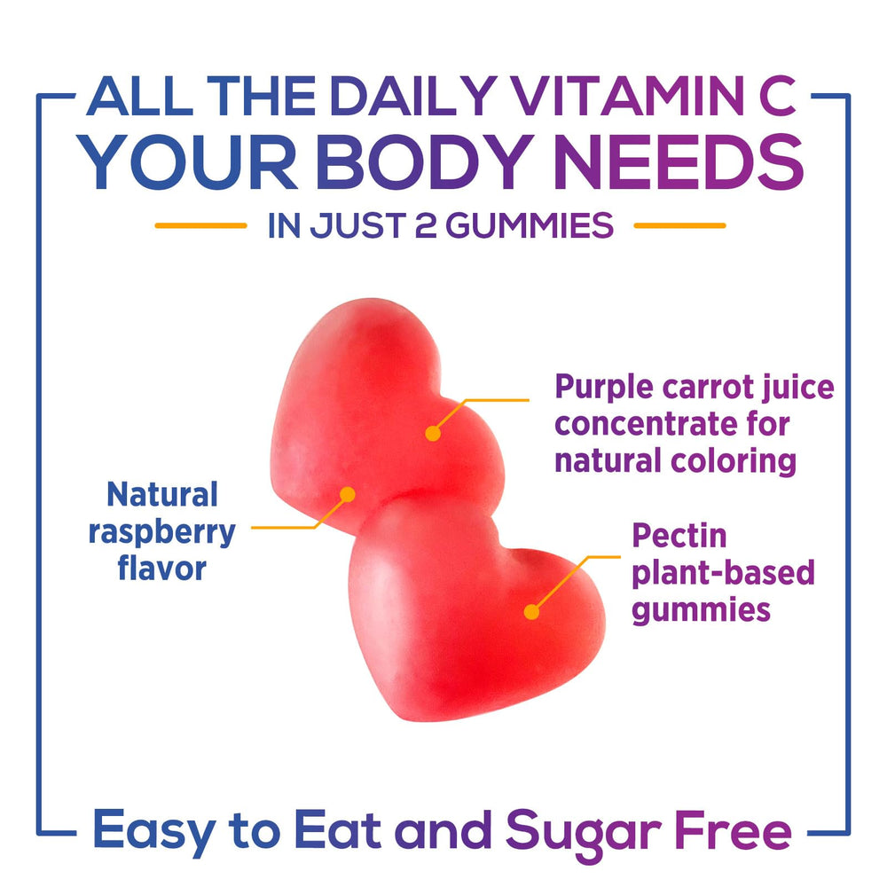 Nature's Nutrition Vitamin C Gummies vegan pectin formula for guilt-free daily use