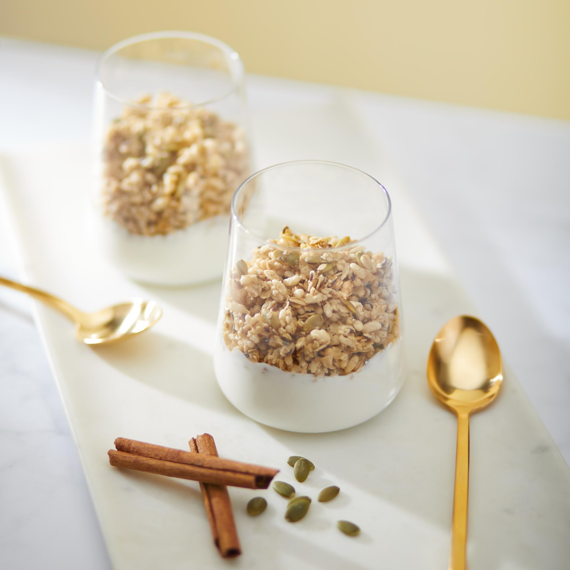 Cinnamon notes and warm granola texture from Nature's Path
