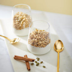 Cinnamon notes and warm granola texture from Nature's Path