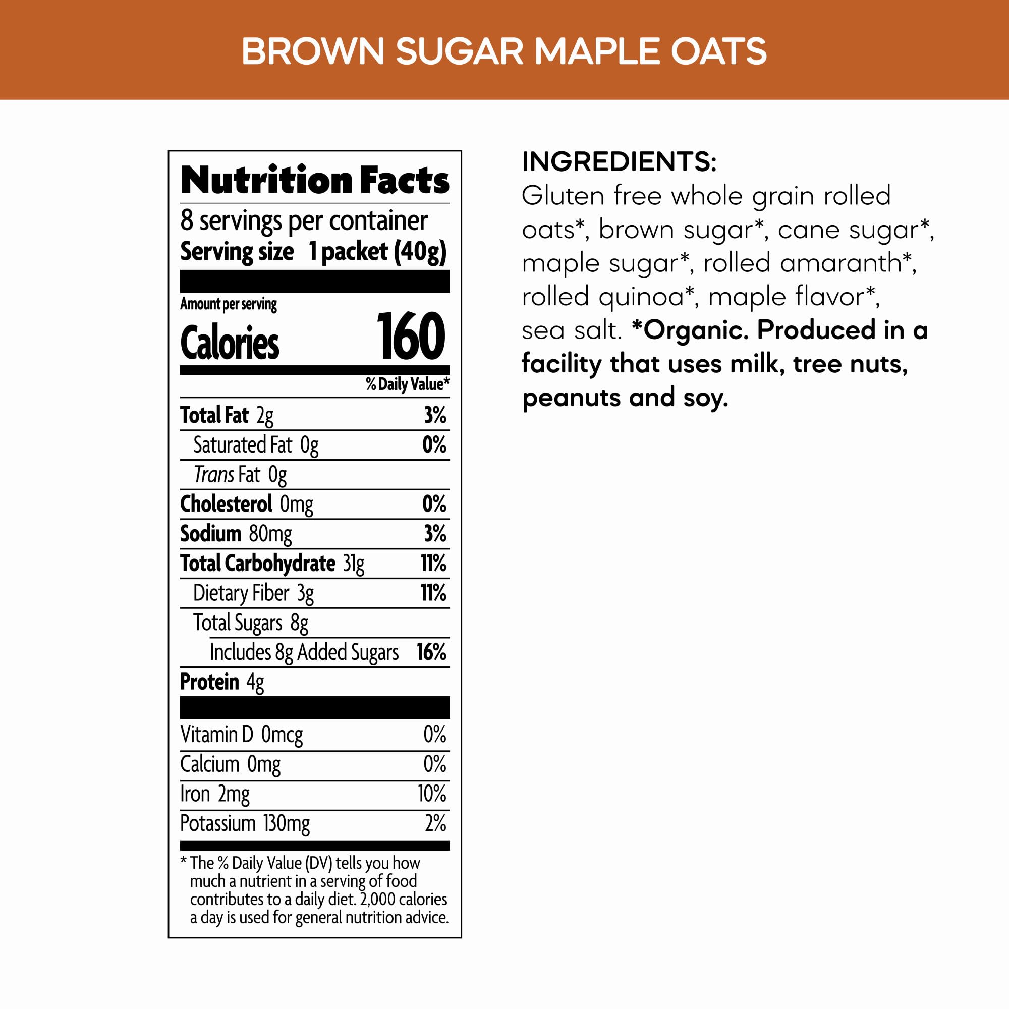 Nature's Path organic-certified oats indicate a planet-friendly breakfast option.