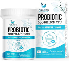 Nature's Physician Probiotics bottle front for daily digestive support