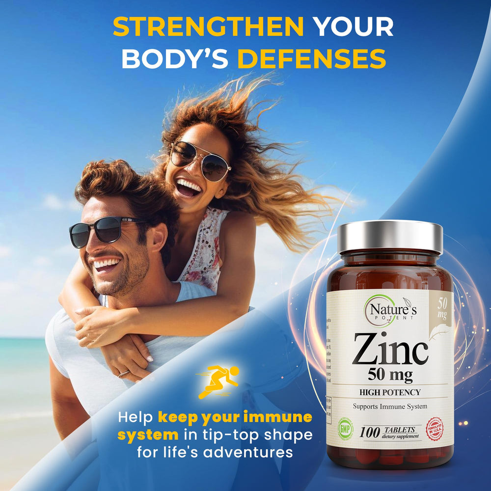 Nature's Potent Zinc supports pregnancy-related growth considerations.