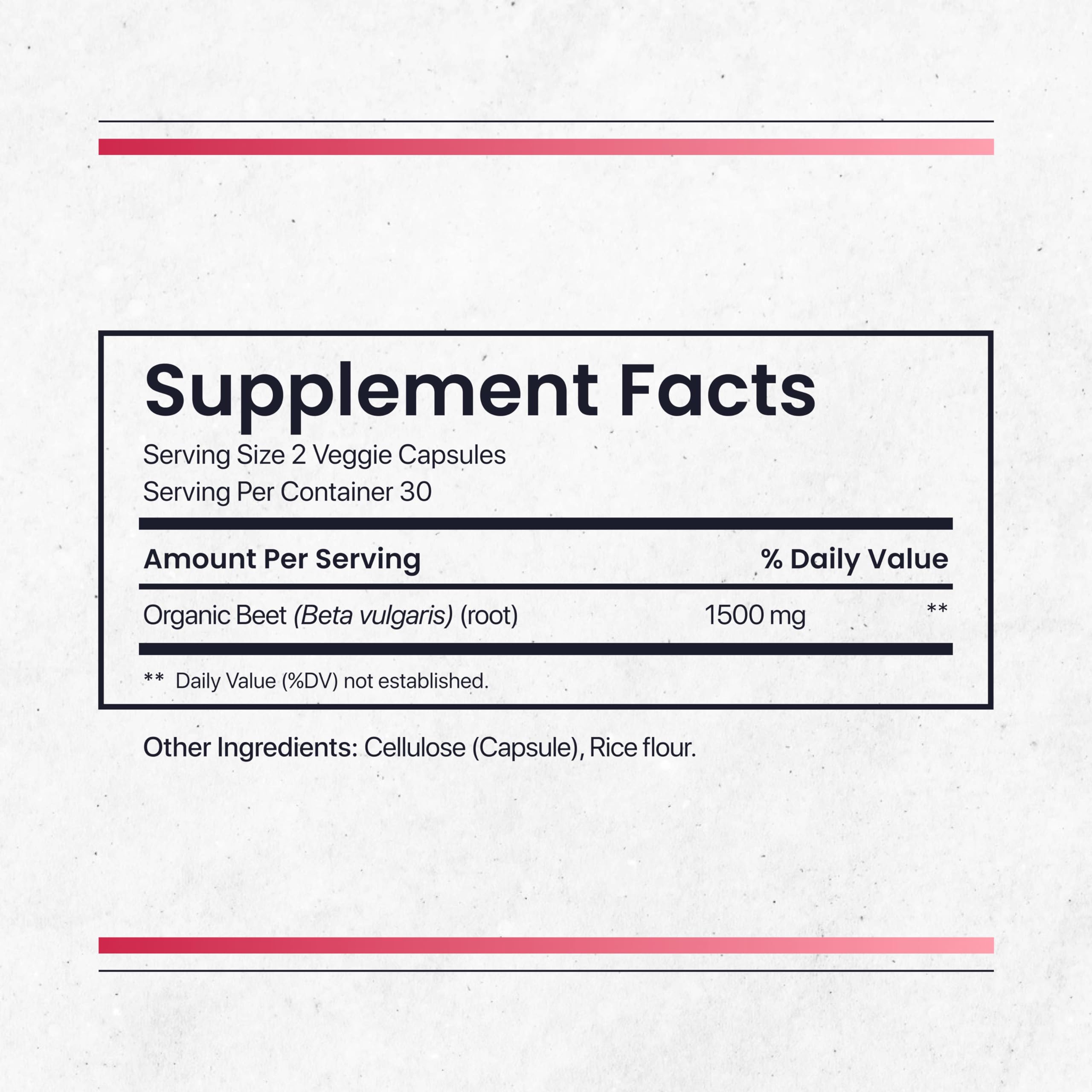 Two capsules daily from Nature's Pure Blend for routine circulatory support