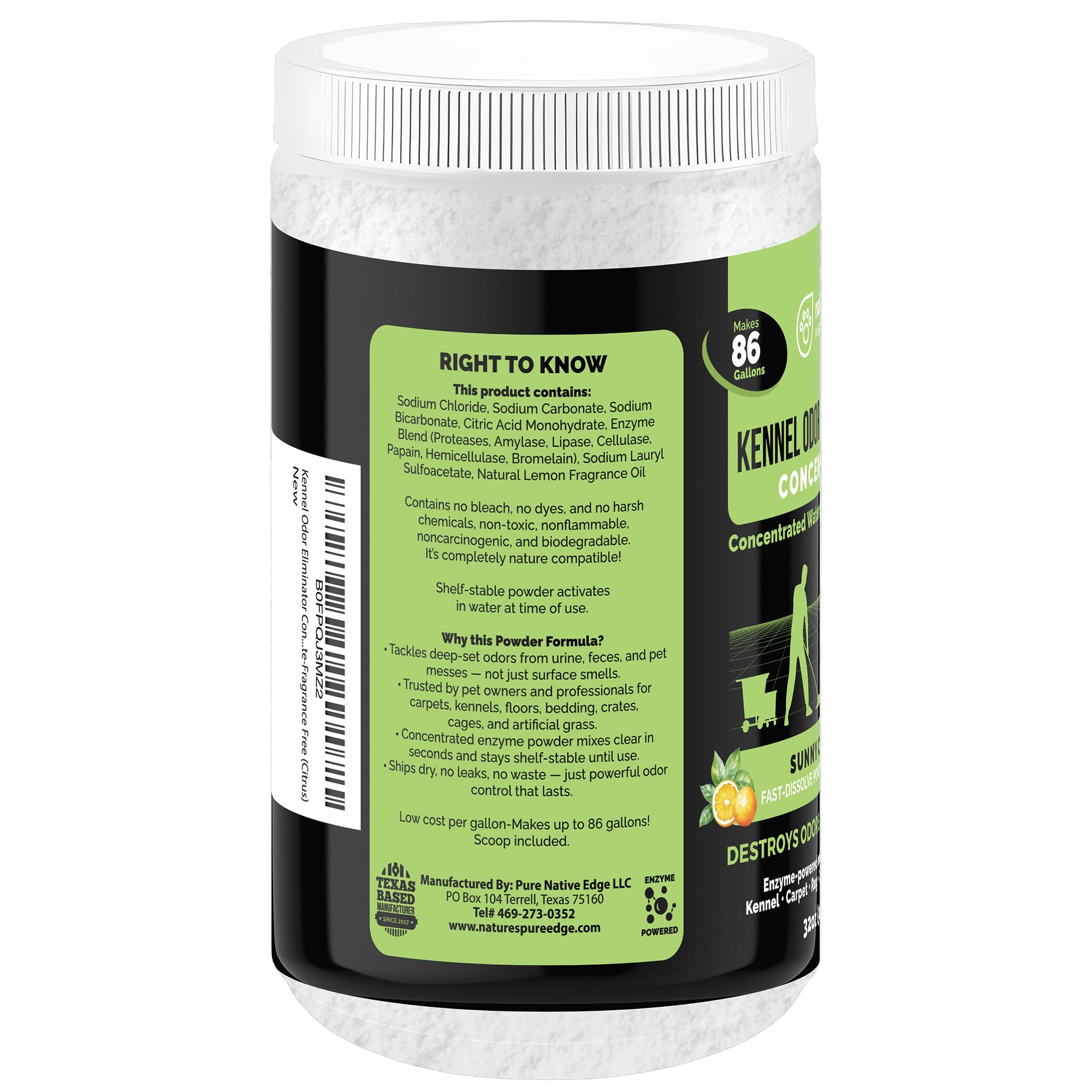 Nature's Pure Edge mop-solution application for fast floor cleaning