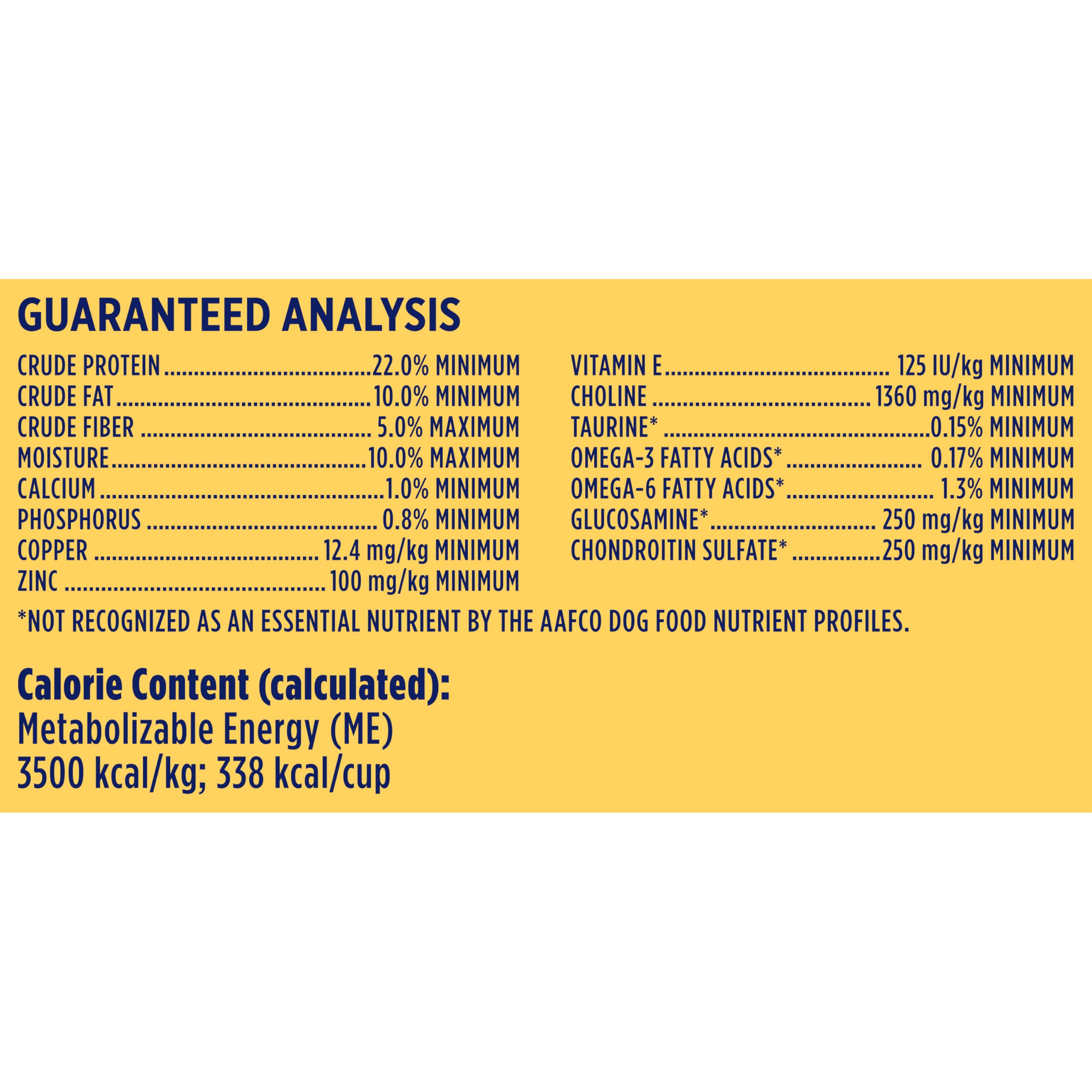 24-pound bag label emphasizes convenient bulk size for households