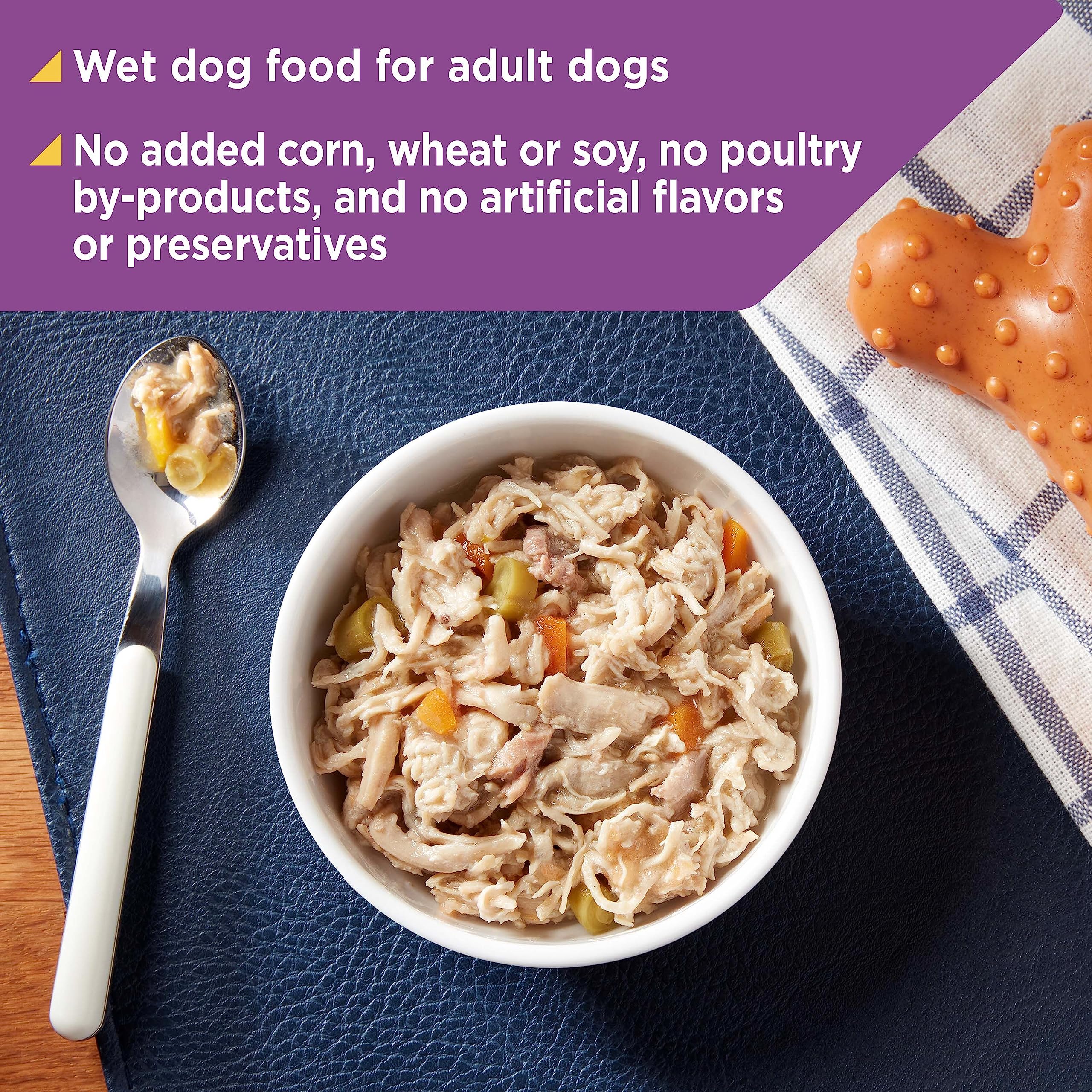 Nature's Recipe nutrition label with added vitamins and minerals for balance.