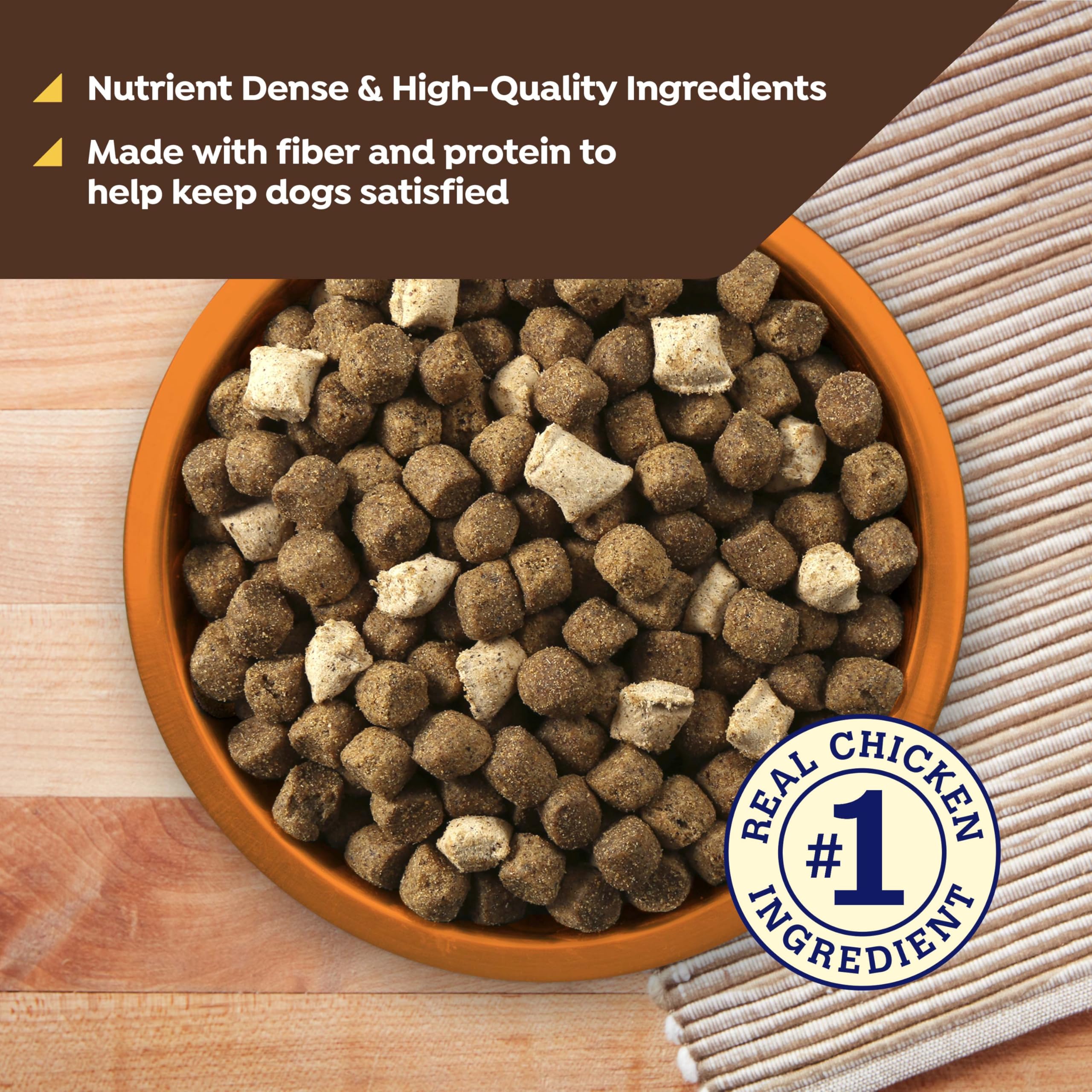 Nature's Recipe nutrition panel highlights added vitamins and minerals.