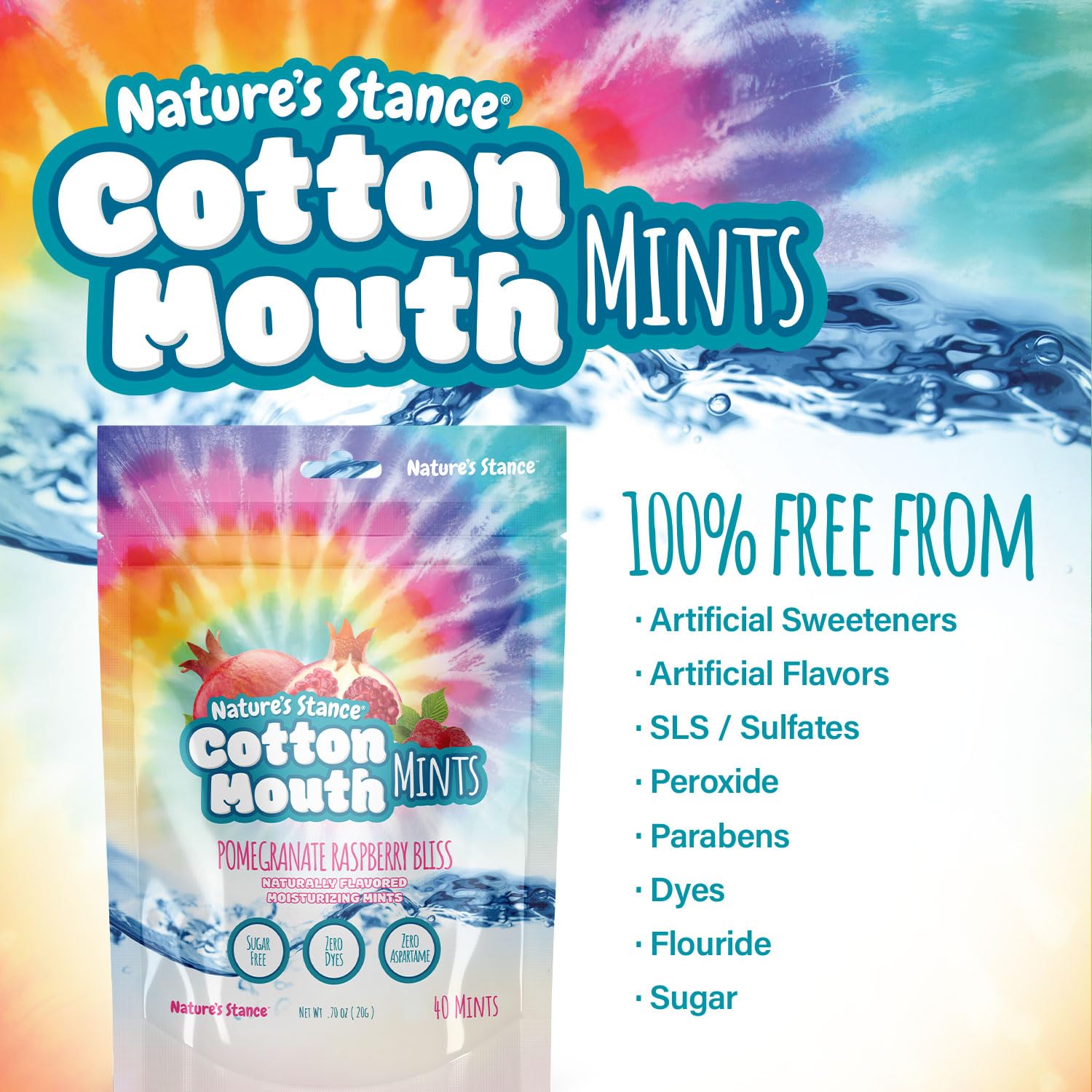 Nature's Stance Xylitol Mints travel-friendly pack for journeys