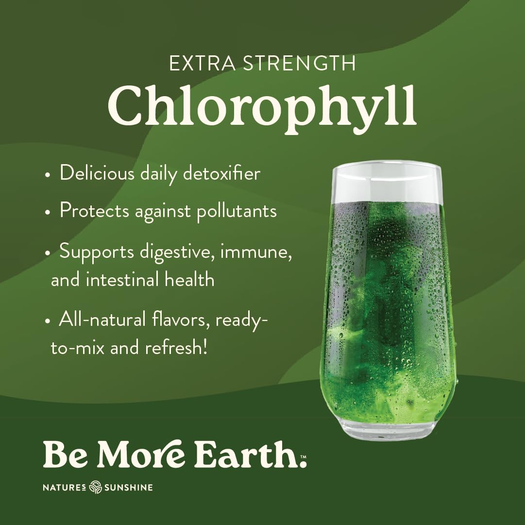 Nature's Sunshine chlorophyll stick on the go for easy hydration