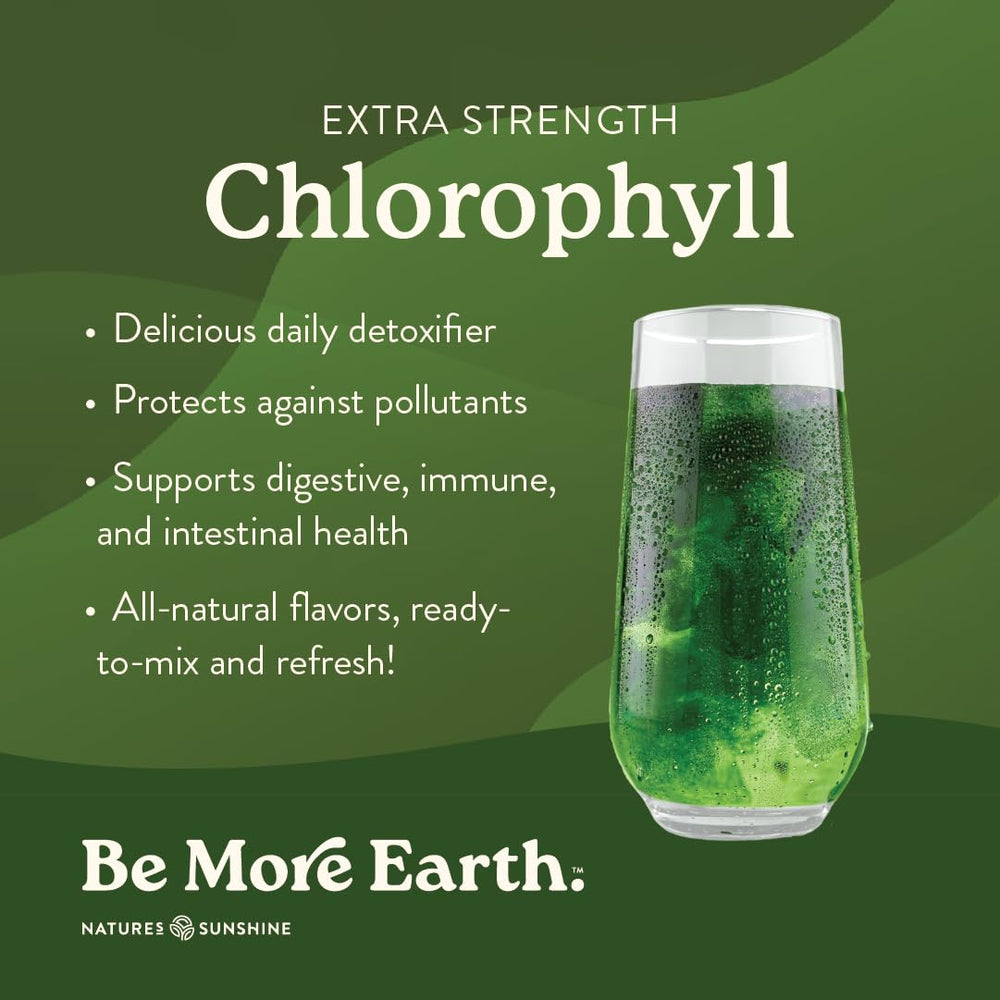 Nature's Sunshine chlorophyll stick on the go for easy hydration