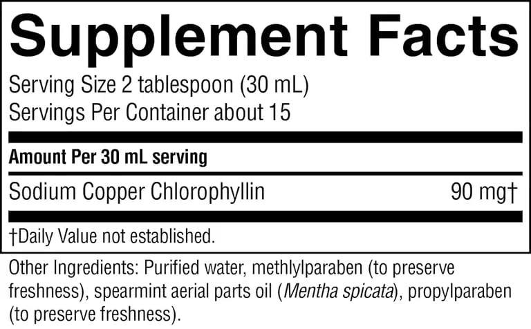 Morning routine with Nature's Sunshine Liquid Chlorophyll for a fresh breath boost.
