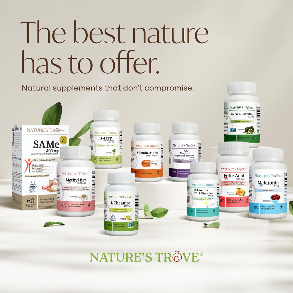 Nature's Trove SAM-e quality-control GMP compliant production