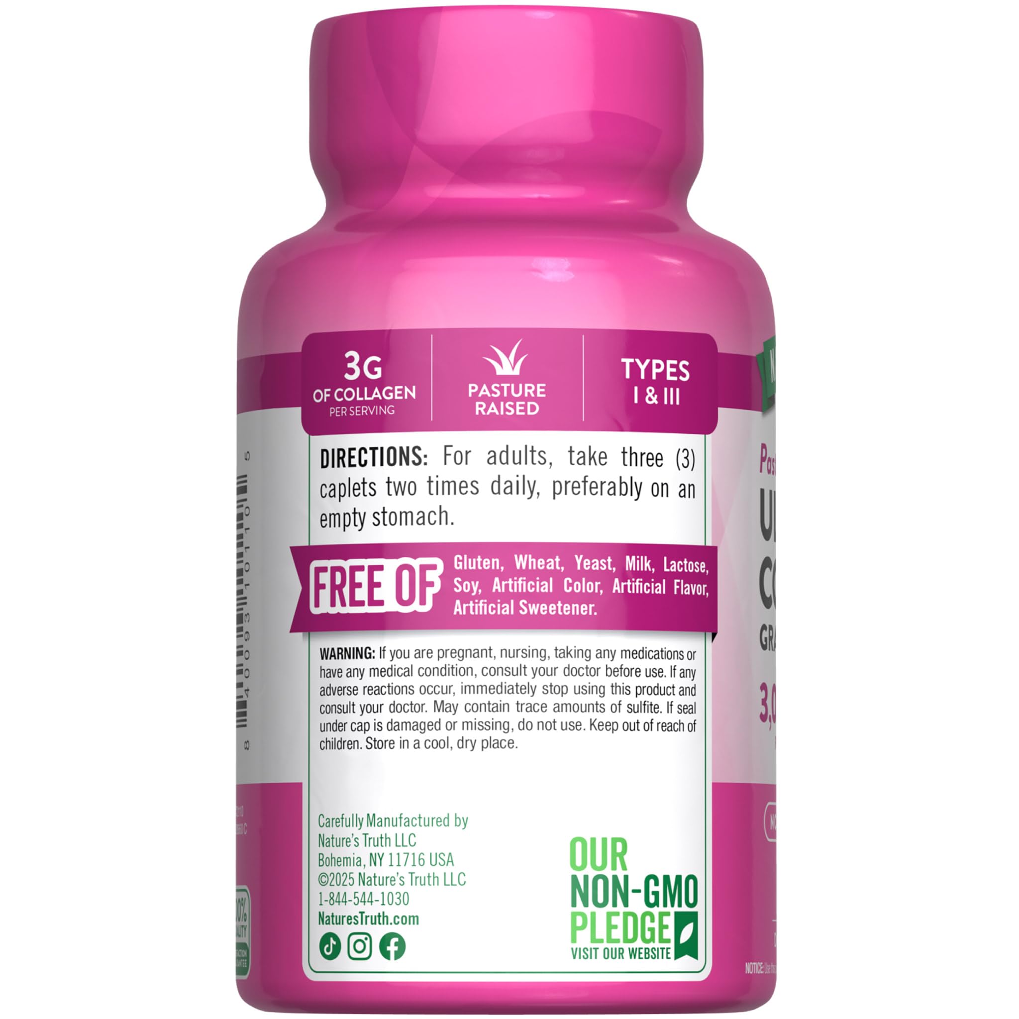 Nature's Truth Collagen Peptides packaging conveying quality and trust