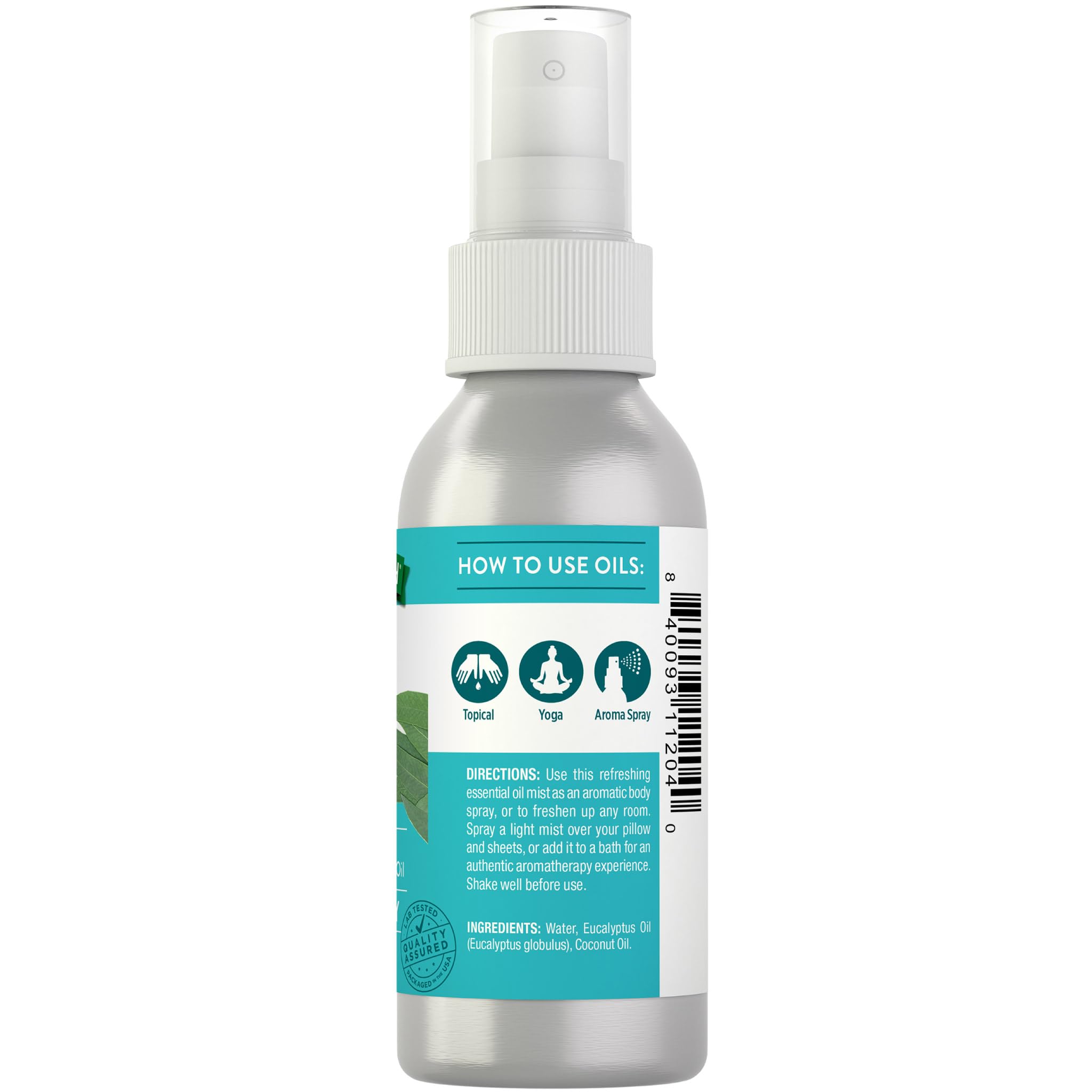 Nature's Truth Eucalyptus Mist spray uses for home refresh