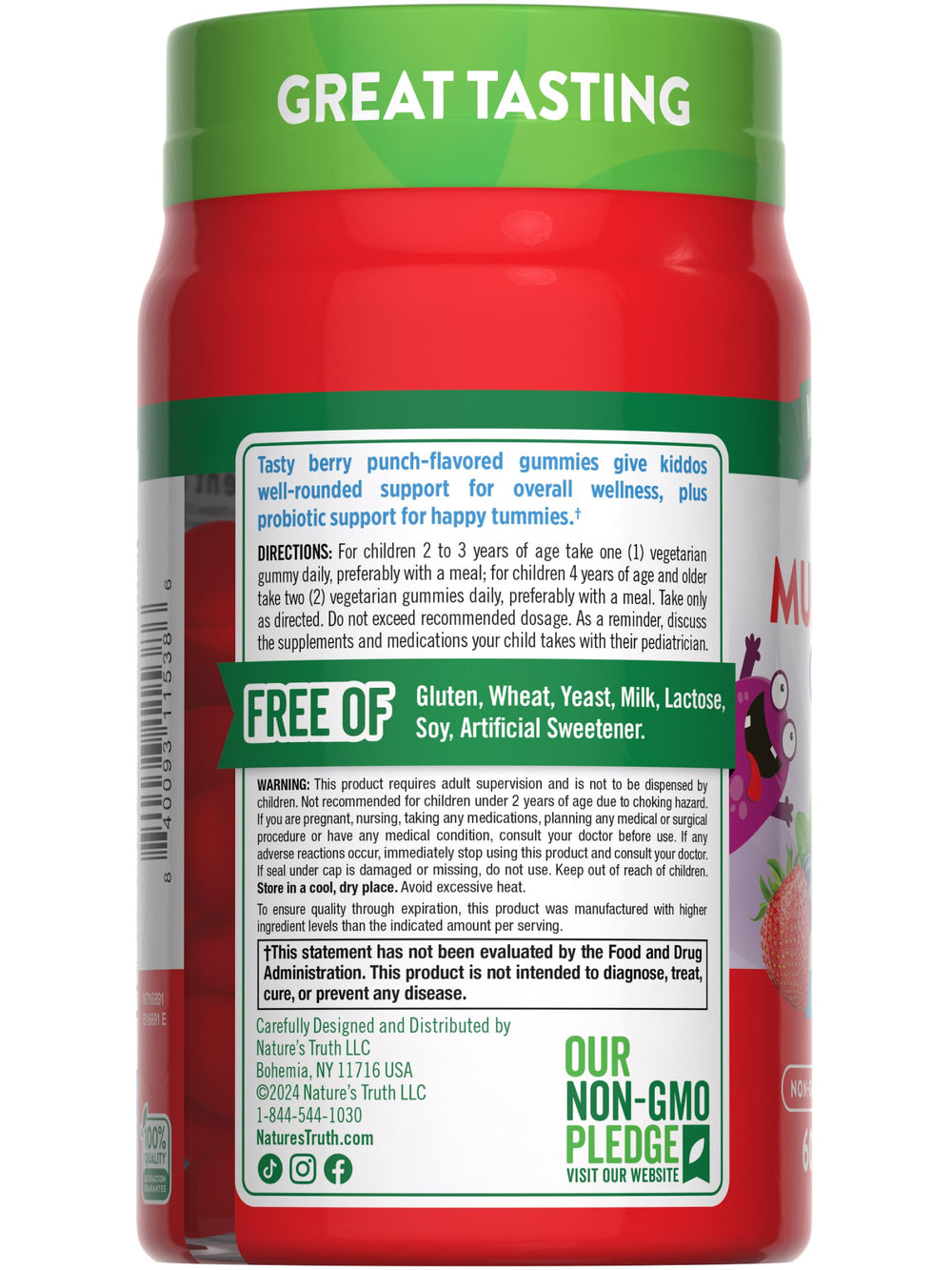 Nature's Truth Gummies serving time, ideal after-school routine.