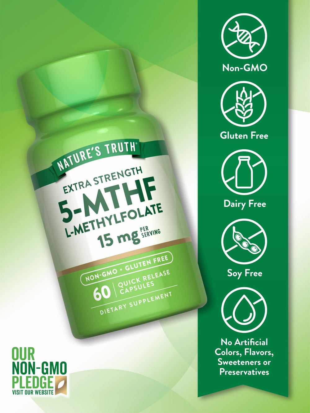 Nature's Truth quick-release capsules designed for rapid absorption