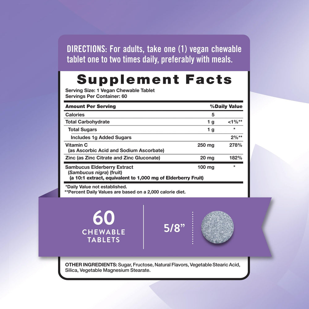 Nature's Truth mixed berry chewables close-up, convenient flavor for ongoing immune-friendly routines.