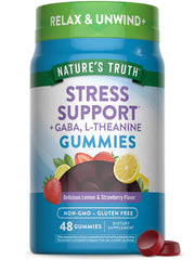 Nature's Truth stress relief gummies bottle shown for daily calming support