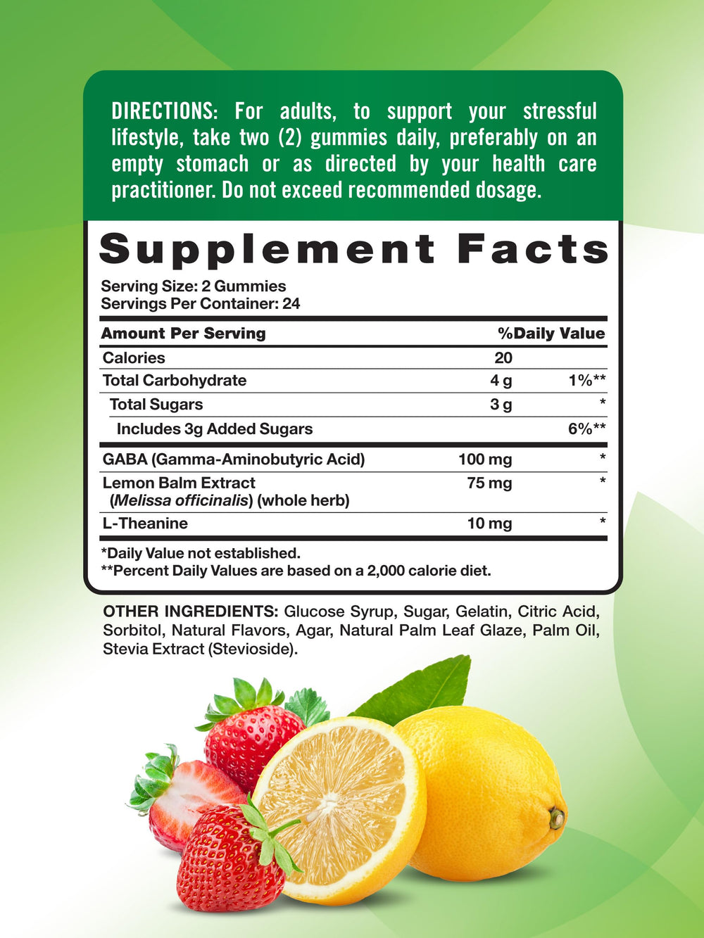 Close-up of Nature's Truth gummies highlighting soft texture for quick relief