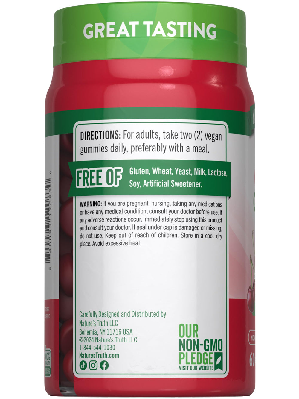 Nature's Truth Tart Cherry Gummies serving as part of daily routine.