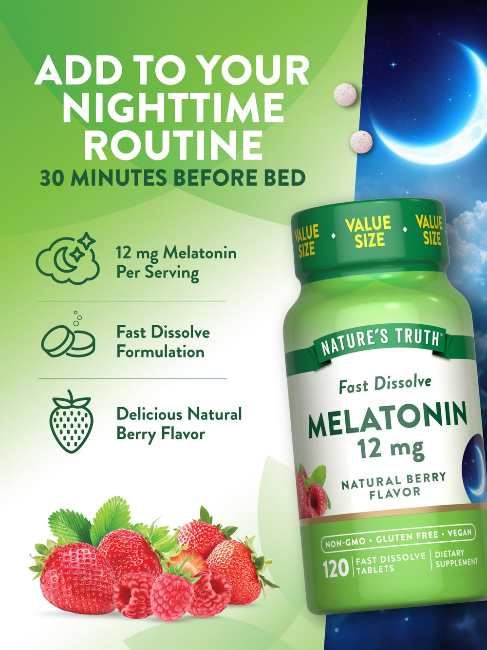 Nature's Truth vegan non-GMO gluten-free formula for a clean supplement