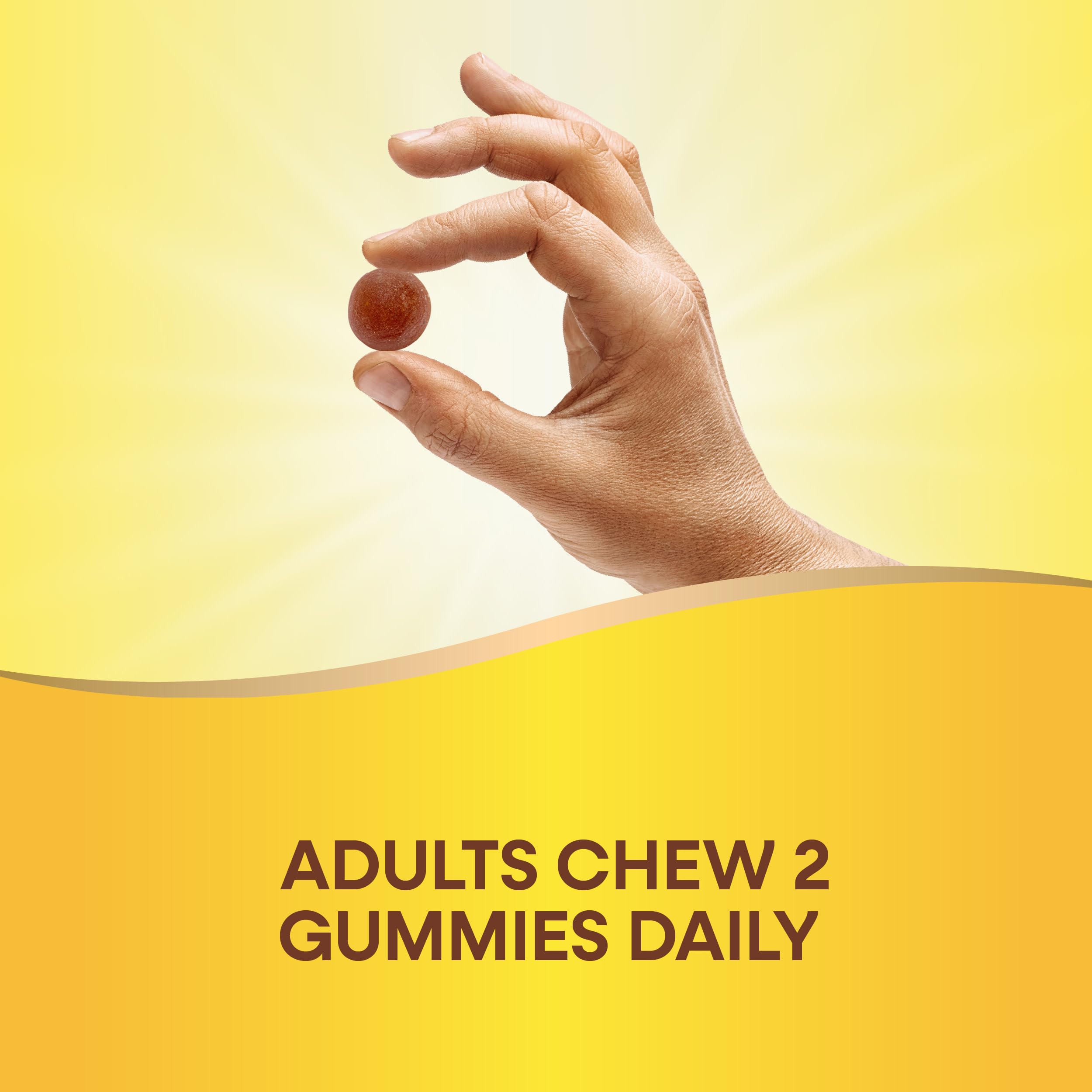 Nature's Way Alive B-Complex Gummies ingredients blend highlights Orchard Fruits & Garden Veggies.