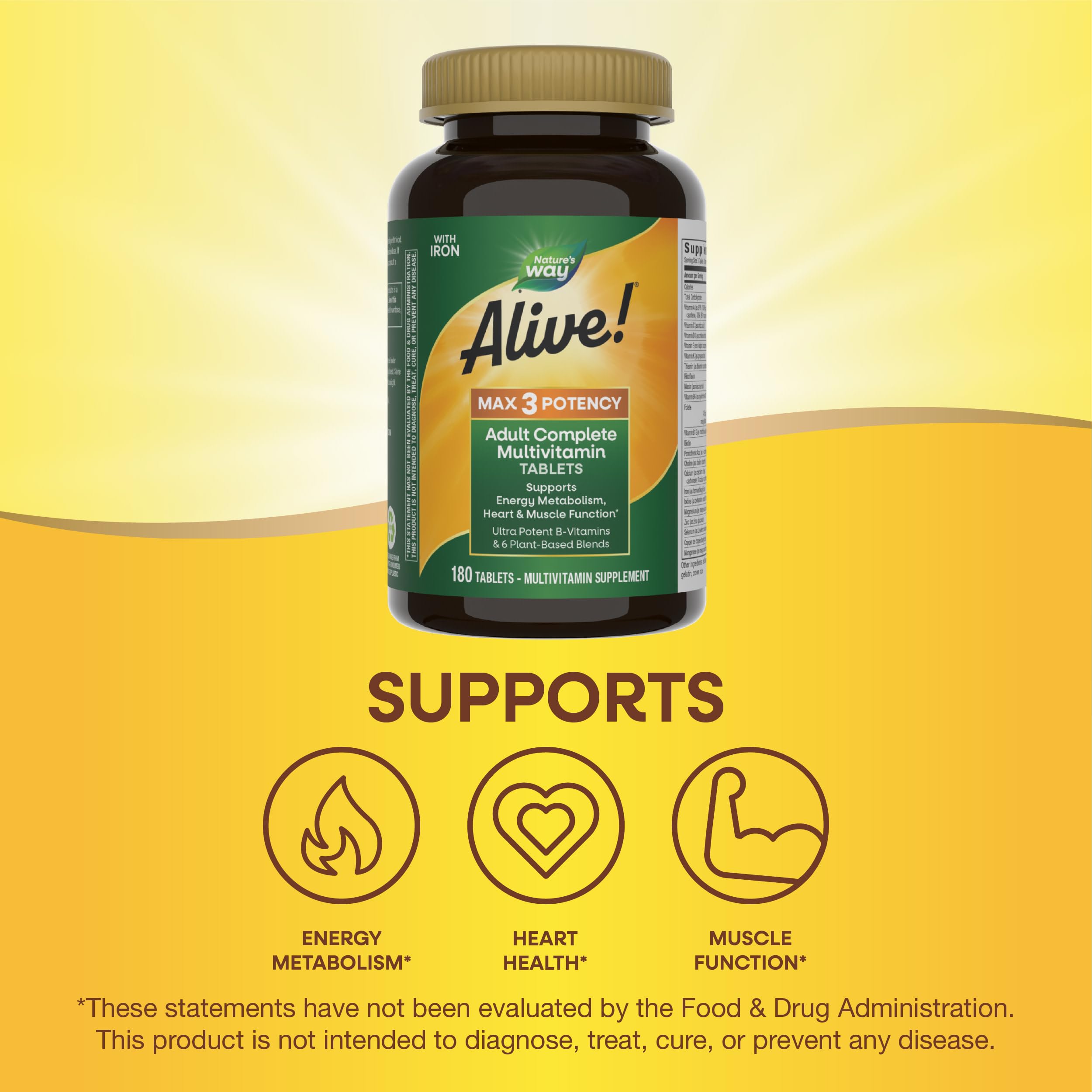 Nature's Way Alive! Max3 cardio blend with hawthorn berry visuals
