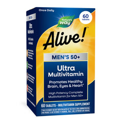 Nature's Way Alive! Men’s 50+ bottle for energy support